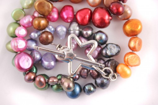 Rainbow Pearl Necklace - Image 2