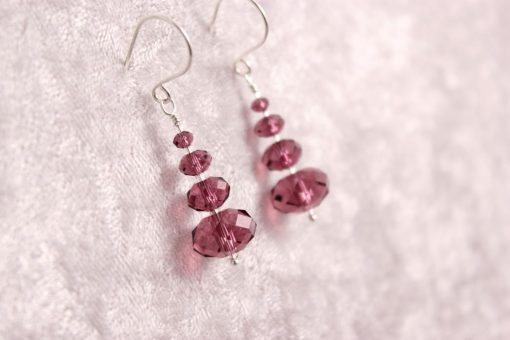 Swarovski Rondelle Earrings: available in 12 colors - Image 2