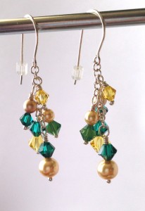 A's or Ducks Earrings