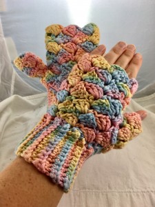 Rainbow Fingerless Gloves