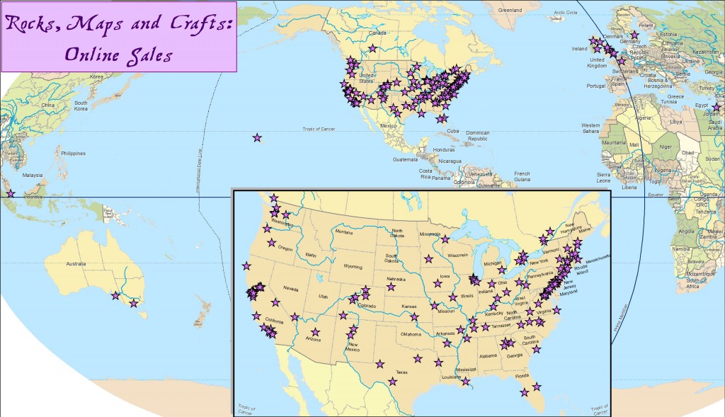 Sales Map as of January 2015